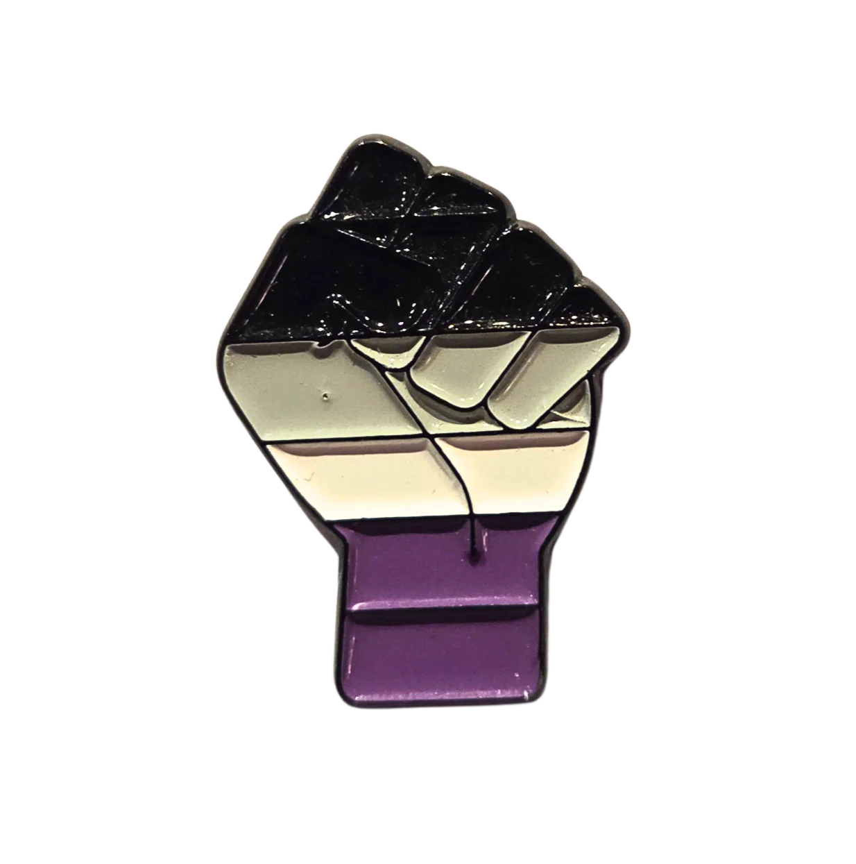 Asexual Power Enamel Pin